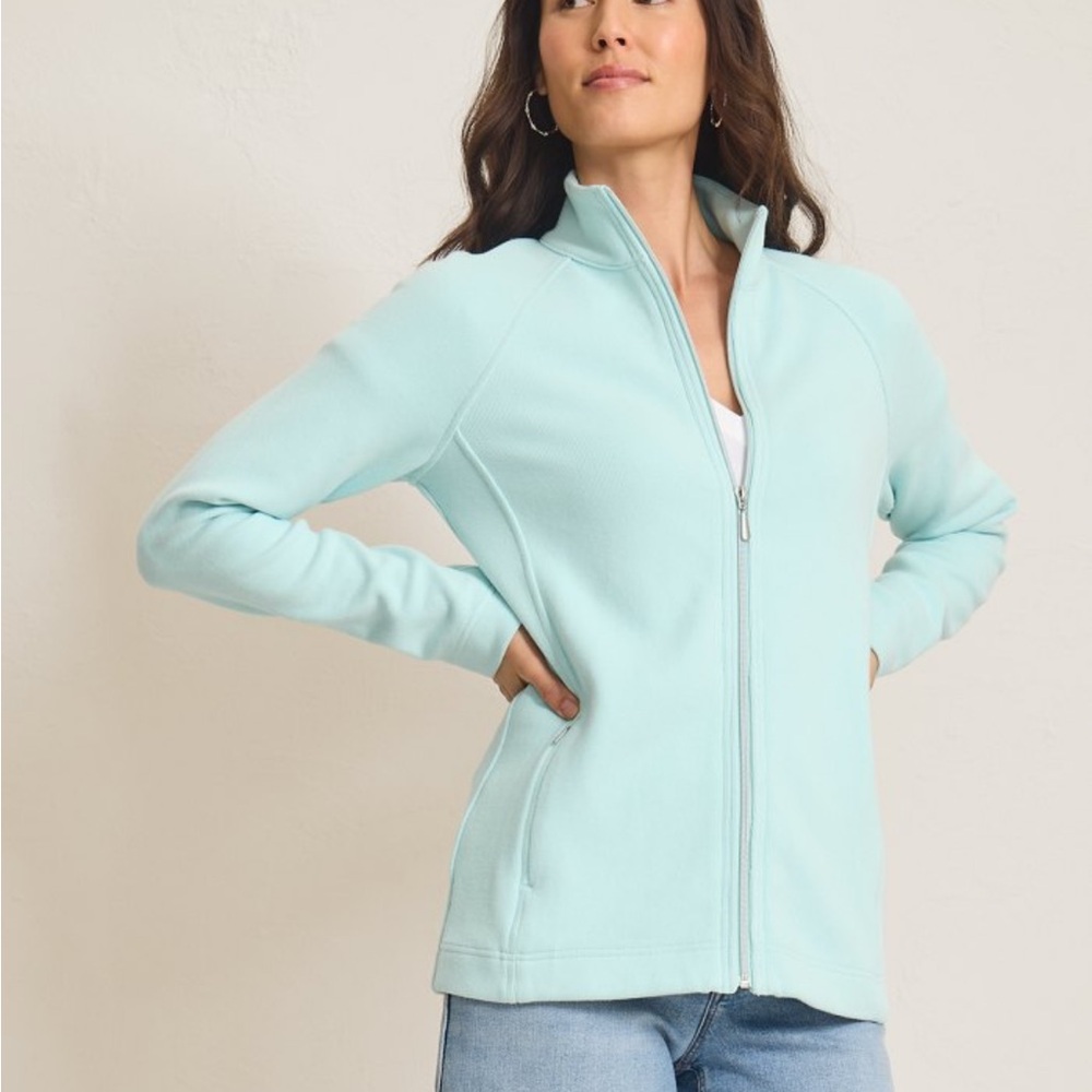 Tommy Bahama Aqua Full-Zip Sweater